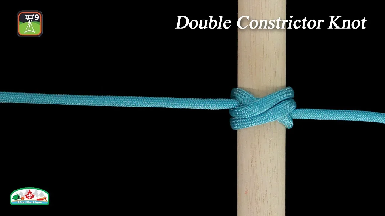 Huong Dan Nut Buoc Doi Constrictor Double Constrictor Knot 3