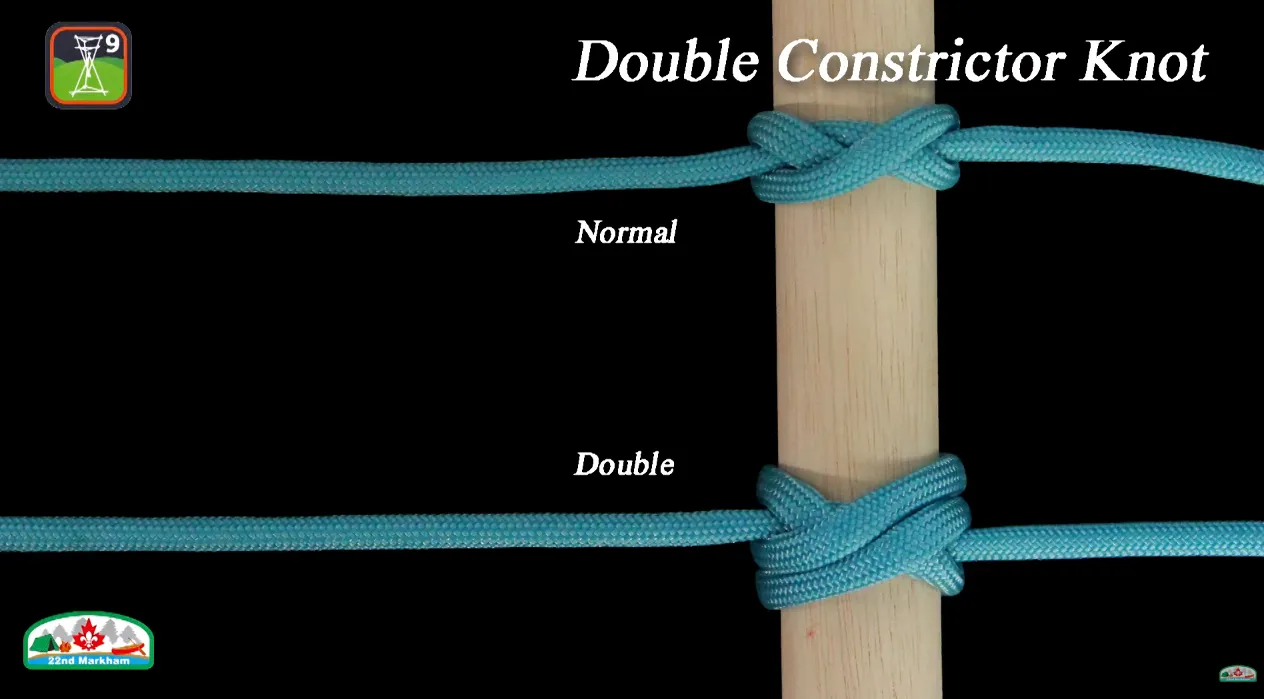 Huong Dan Nut Buoc Doi Constrictor Double Constrictor Knot 4