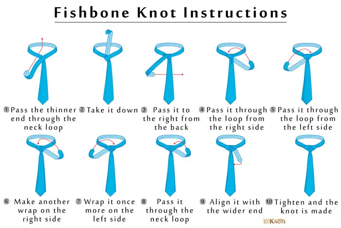 Huong Dan Buoc Nut Ca Vat Fishbone Fishbone Knot 6