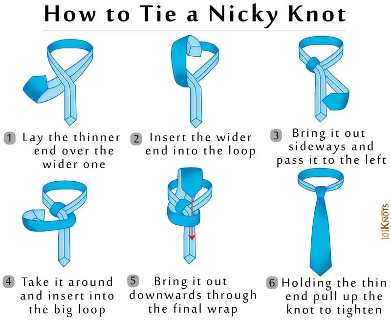 Huong Dan Nut Buoc Ca Vat Nicky Nicky Knot 4